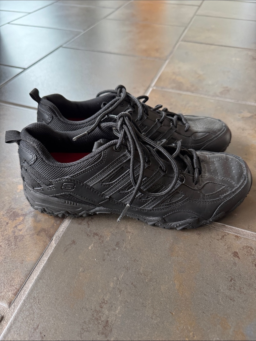 Skechers Work Slip Resistant Shoes Black Safety Restaurant Utility Women’s 9